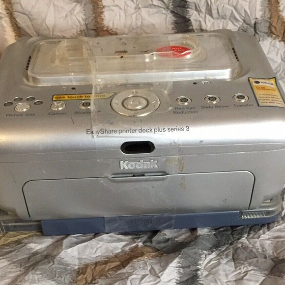 Kodak Easyshare Printer Dock Plus Series 3 With Photo Paper Used - Picture 2 of 6